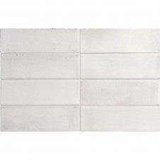 Coco White Matt 5cm x 15cm Wall & Floor Tile
