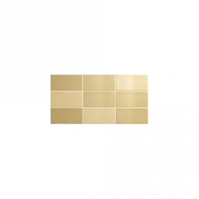Crackle Caramel 7.5cm x 15cm Wall Tile