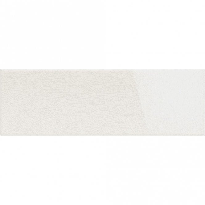 Crackle White 10cm x 30cm Wall Tile