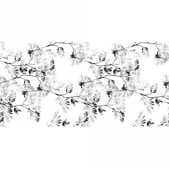 Deco Black & White Porcelain 1 49.1cm x 98.2cm Wall & Floor Tile