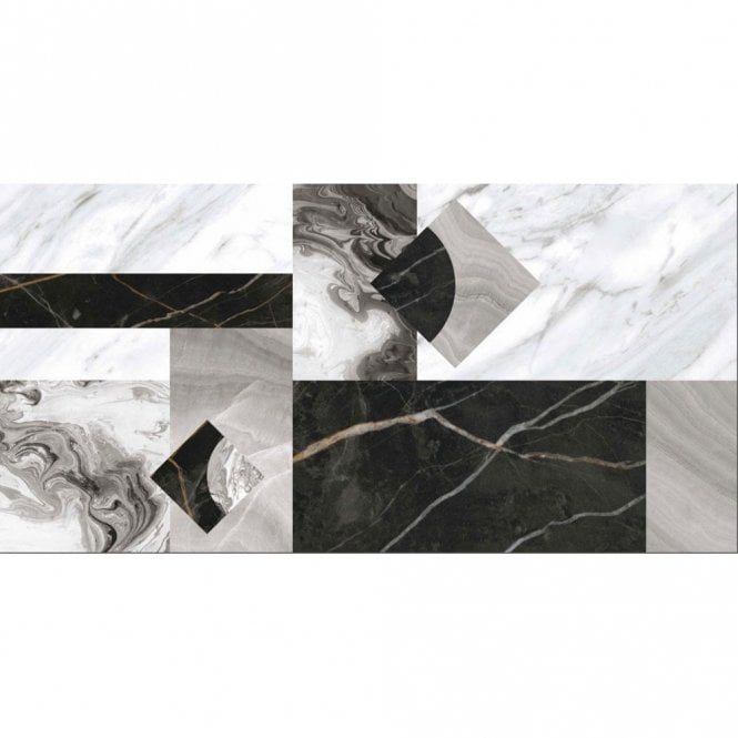 Deco Fusion Gloss 49.1cm x 98.2cm Wall & Floor Tile