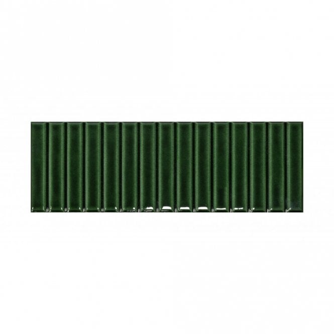 Decorado Kit Kat Verde Cobre Brillo 10cm x 30cm (1.5cm x 10cm) Wall Tile