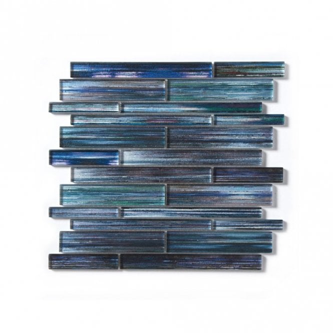 Deep Pacific Coral Blue 29cm x 30cm Mosaic Tile
