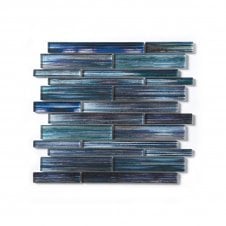 Deep Pacific Coral Blue 29cm x 30cm Mosaic Tile