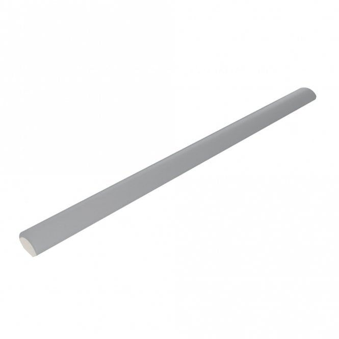 Definitions Dark Grey Matt Bn Bullnose 1.5cm x 24.8cm Border Tile