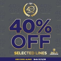 40th Anniversary 40% OFF