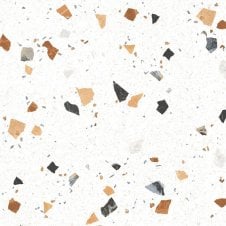 Design Terrazo White Matt 60cm x 60cm Wall & Floor Tile