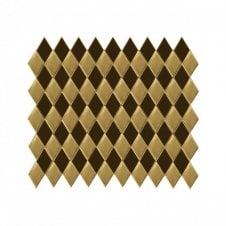 Diamond Pillow Gold 28.5cm x 30cm Mosaic Tile