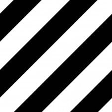 District Lines Black 20cm x 20cm Wall & Floor Tile