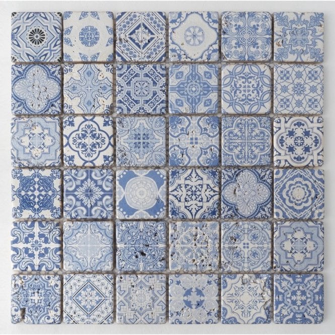 Dream Ocean (4.8cm x 4.8cm) 30.5cm x 30.5cm Mosaic Tile