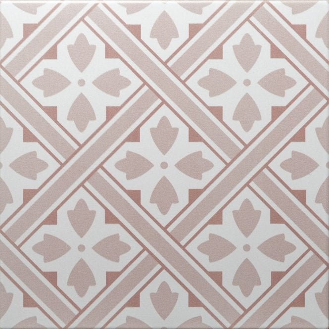 Durham Mr Jones Peony 33cm x 33cm Wall & Floor Tile