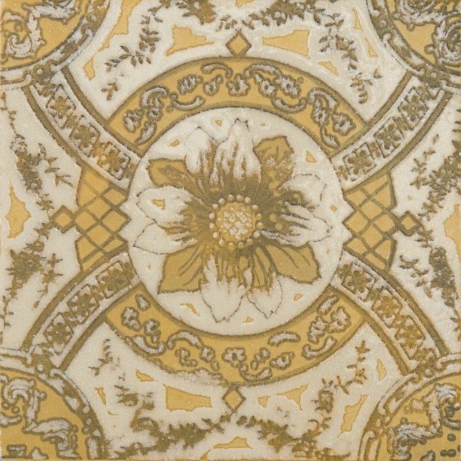 Elisabeth Gold 20.4cm x 20.4cm Wall & Floor Tile