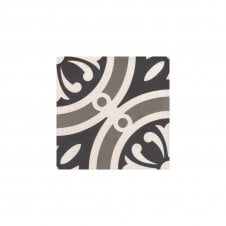 Vintage Circles Fl068A Cement 20cm x 20cm Wall & Floor Tile