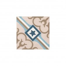 Vintage Starcrest Cement Fl023E 20cm x 20cm Wall & Floor Tile