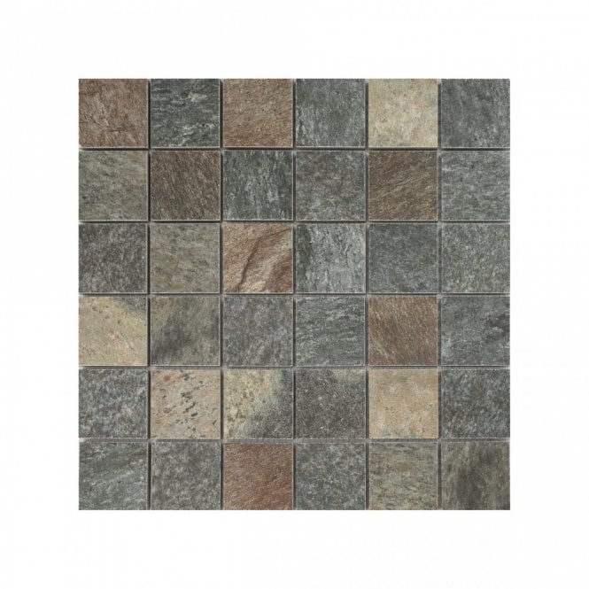 Enmallado Aymara Multicolour 30cm x 30cm (5cm x 5cm) Mosaic Tile