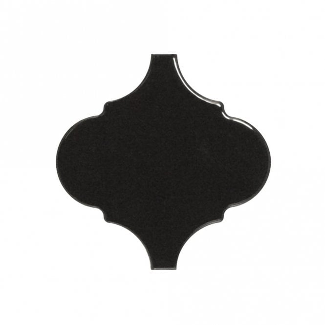 Equipe Alhambra Black 12cm x 12cm Wall Tile