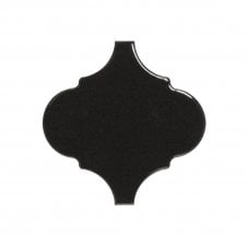 Alhambra Black 12cm x 12cm Wall Tile
