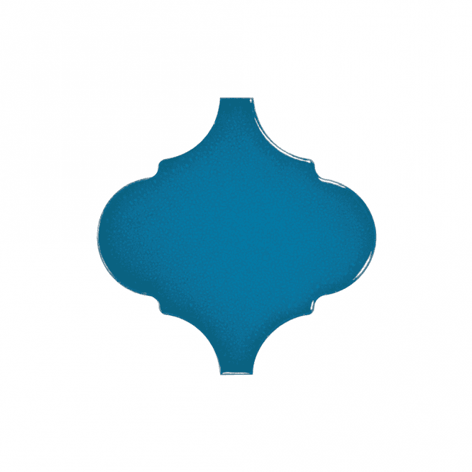 Equipe Alhambra Electric Blue 12cm x 12cm Wall Tile
