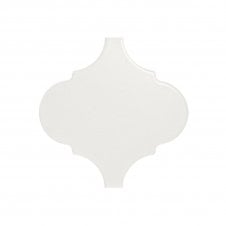 Alhambra White Matt 12cm x 12cm Wall Tile