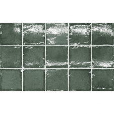 Altea Pine Green 10cm x 10cm Wall Tile