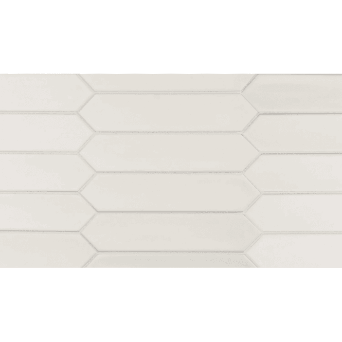 Equipe Arrow Lanse White 5cm x 25cm Wall Tile