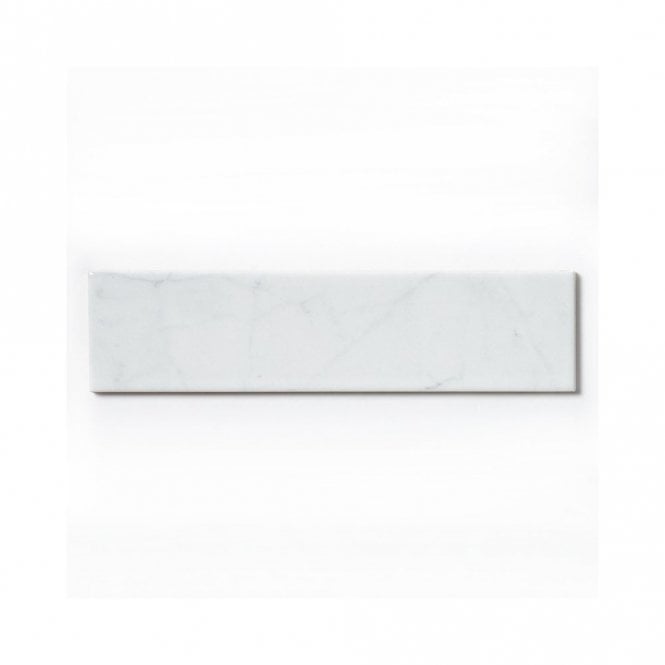Equipe Carrara Glossy Flat 7.5cm x 30cm Wall Tile