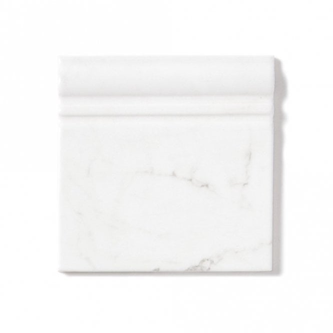 Equipe Carrara Skirting Matt 15cm x 15cm Wall Tile