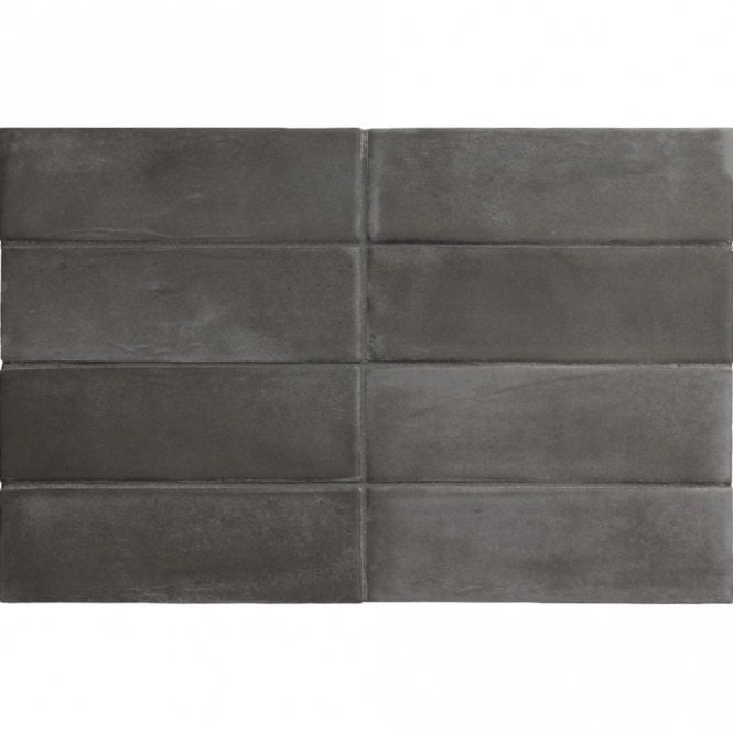 Equipe Coco Black Hat Matt 5cm x 15cm Wall & Floor Tile