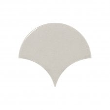 Fan Light Grey 10.6cm x 12cm Wall Tile