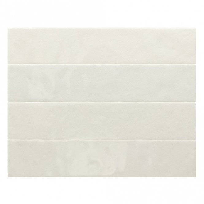 Equipe Menorca White 6.5cm x 32.8cm Wall Tile
