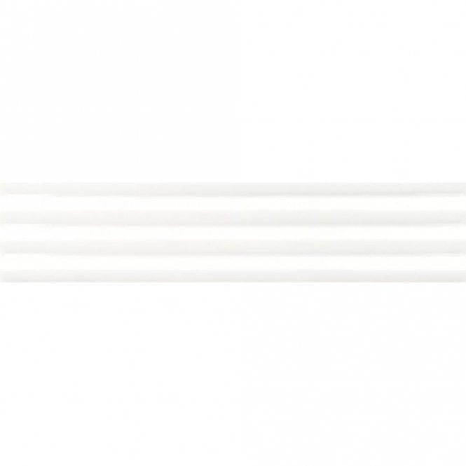 Equipe Praia White Matt 5cm x 20cm Wall Tile