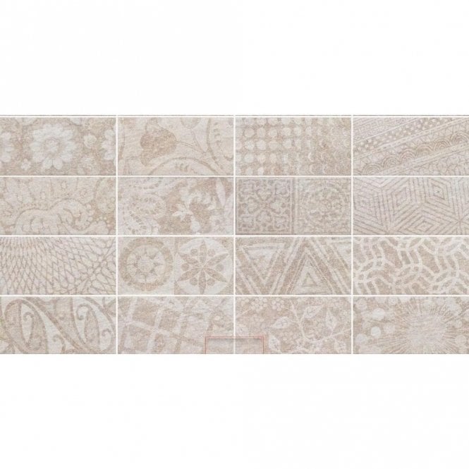 Equipe Quarcity Brooklyn Cream 7.5cm x 30cm Wall Tile