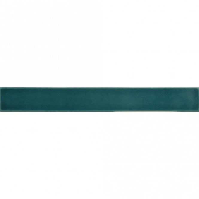 Equipe Vitral Petrol Reactive 5cm x 40cm Wall Tile
