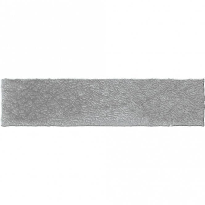 Essenza Grey Shiny 6cm x 25cm Wall & Floor Tile