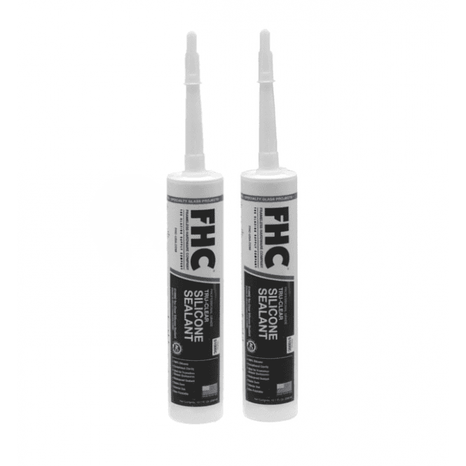 FHC Clear Sanitary S1000C Series Silicone Sealant - 2 Tube Deal