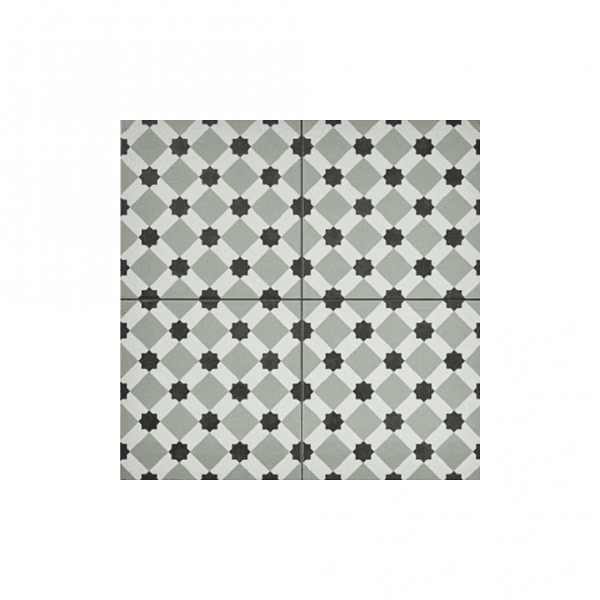 Firenze H-Line Grey Pre-Cut 45cm x 45cm Wall & Floor Tile