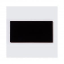 Flat Black Matt 10cm x 20cm Wall Tile