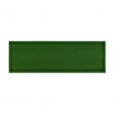Flat Green Victorian 10cm x 30cm Wall Tile