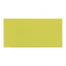 Flat Yellow Glossy 10cm x 20cm Wall Tile