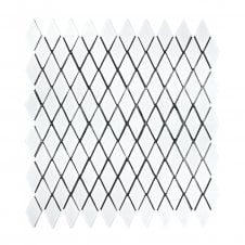 Glass Mosaic (Diamond) 30cm x 30cm Peel & Stick Mosaic Tile