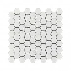 Glass Mosaic (Hexagono) 30cm x 30cm Peel & Stick Mosaic Tile