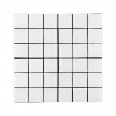 Glass Mosaic (Taco 4.8cm x 4.8cm) 30cm x 30cm Peel & Stick Mosaic Tile