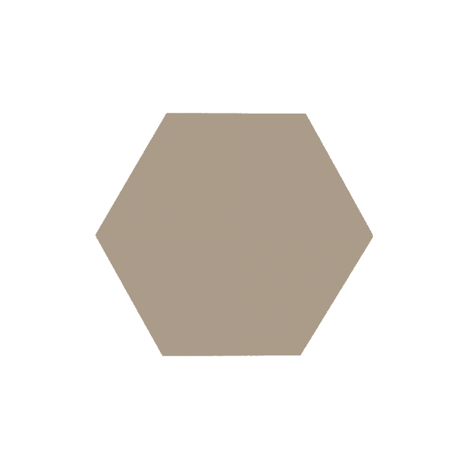 Good Vibes Sand (Hex) 14cm x 16cm Wall & Floor Tile