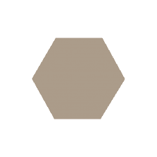 Good Vibes Sand (Hex) 14cm x 16cm Wall & Floor Tile