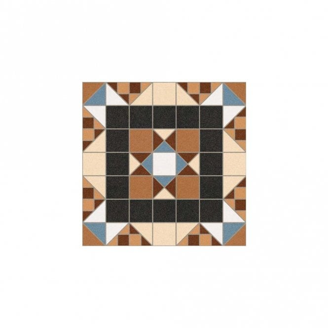 Halton Marron 31.6cm x 31.6cm Tile