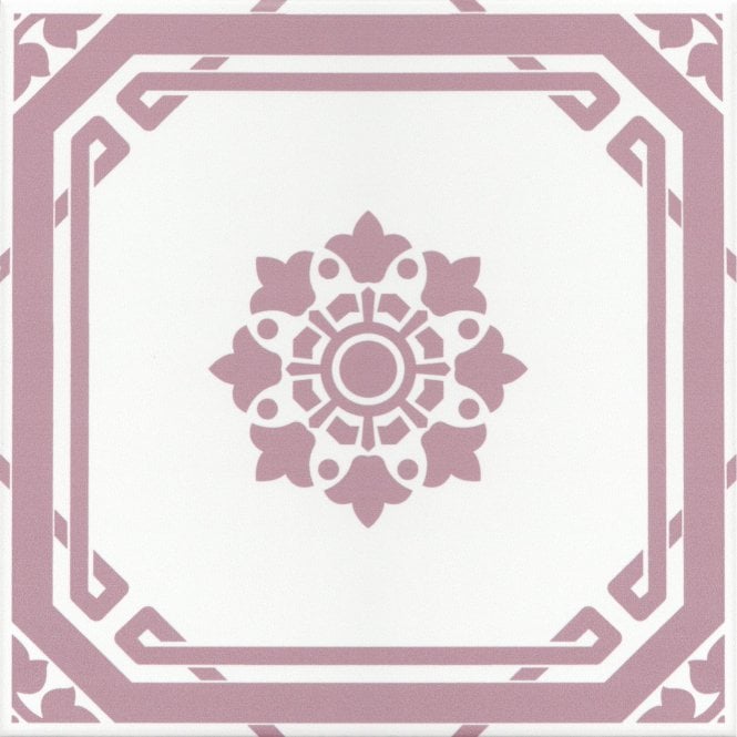 Hampshire Ruby Pink 22.5cm x 22.5cm Wall & Floor Tile