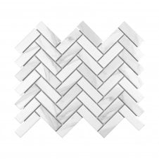 Herringbone Stutario Matt 2.3cm x 7.3cm Mosaic Tile