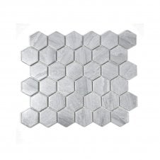 Hexagon Cement (5.1cm x 5.9cm) 28.1cm x 32.5cm Mosaic Tile