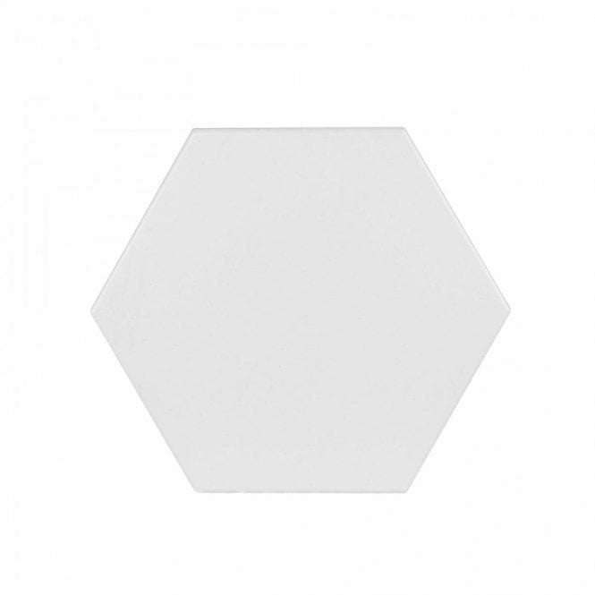 Hexagon White Multiuse 17.5cm x 20.2cm Multiuse Tile