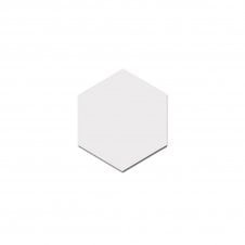 Hexatile Blanco Mate 17.5cm x 20cm Wall & Floor Tile